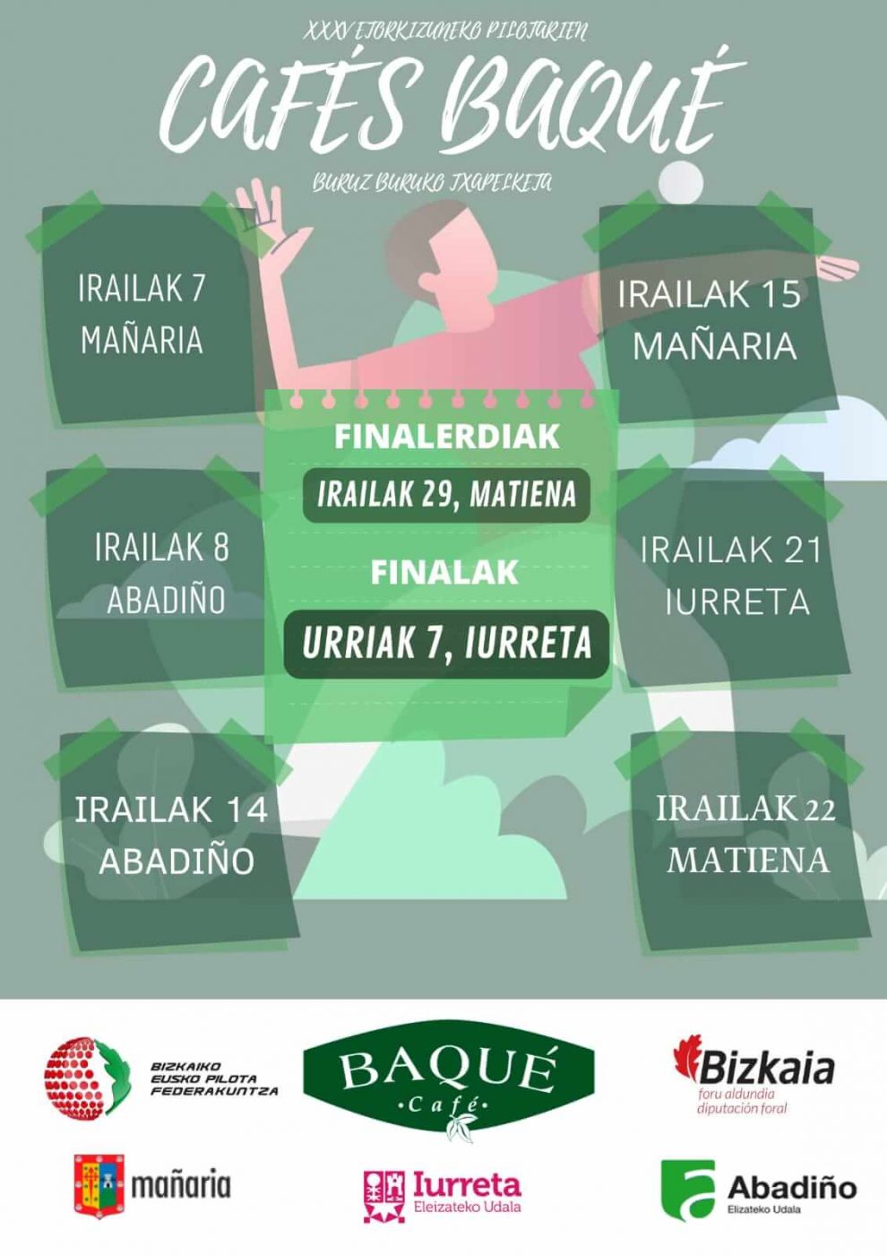 Calendario campeonato Baqué 2022