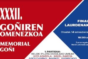 comienza memorial goñi zumárraga