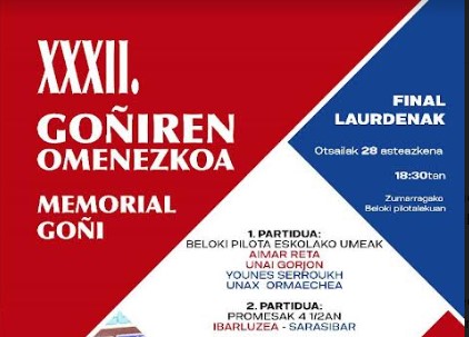 tercera jornada memorial goñi